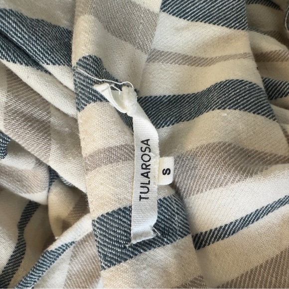 Tularosa didion wrap fringe striped mini dress - Picture 5 of 5